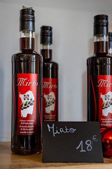 Les produits sardes à la vente